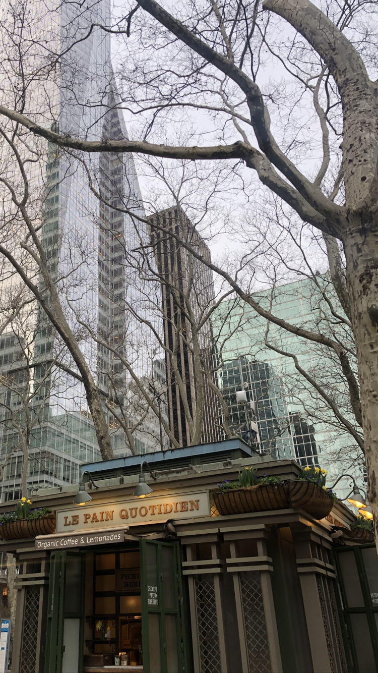 Обои Нью-Йорк, башня, здание, город, городской район в разрешении 750x1334