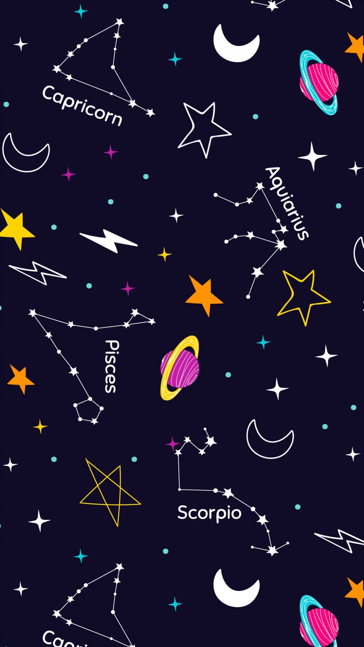 Обои узор, телефон, астрономический объект, событие, космос в разрешении 720x1280