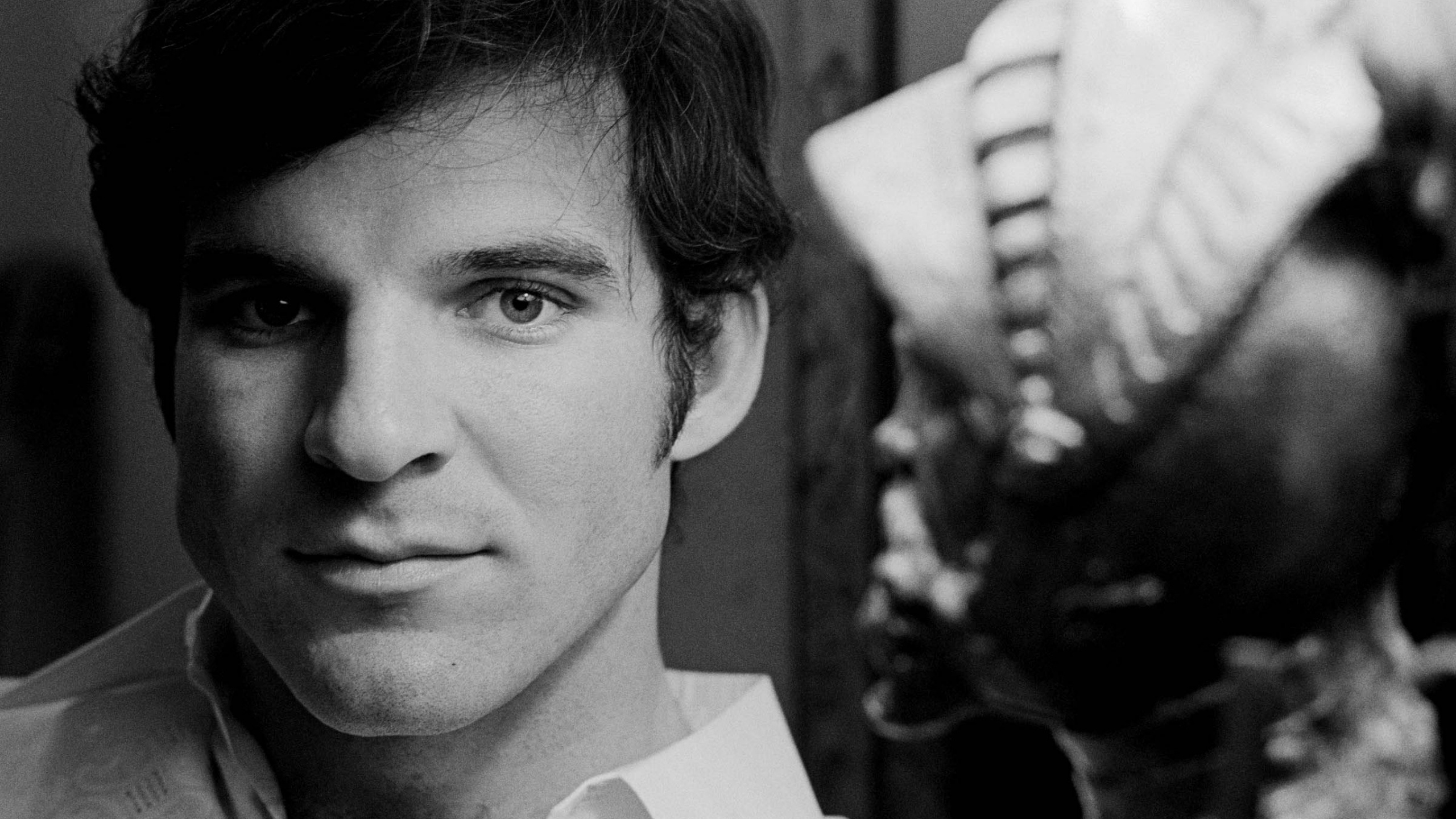 Обои Стив Мартин, актер, щека, джентльмен, сценарист в разрешении 2560x1440