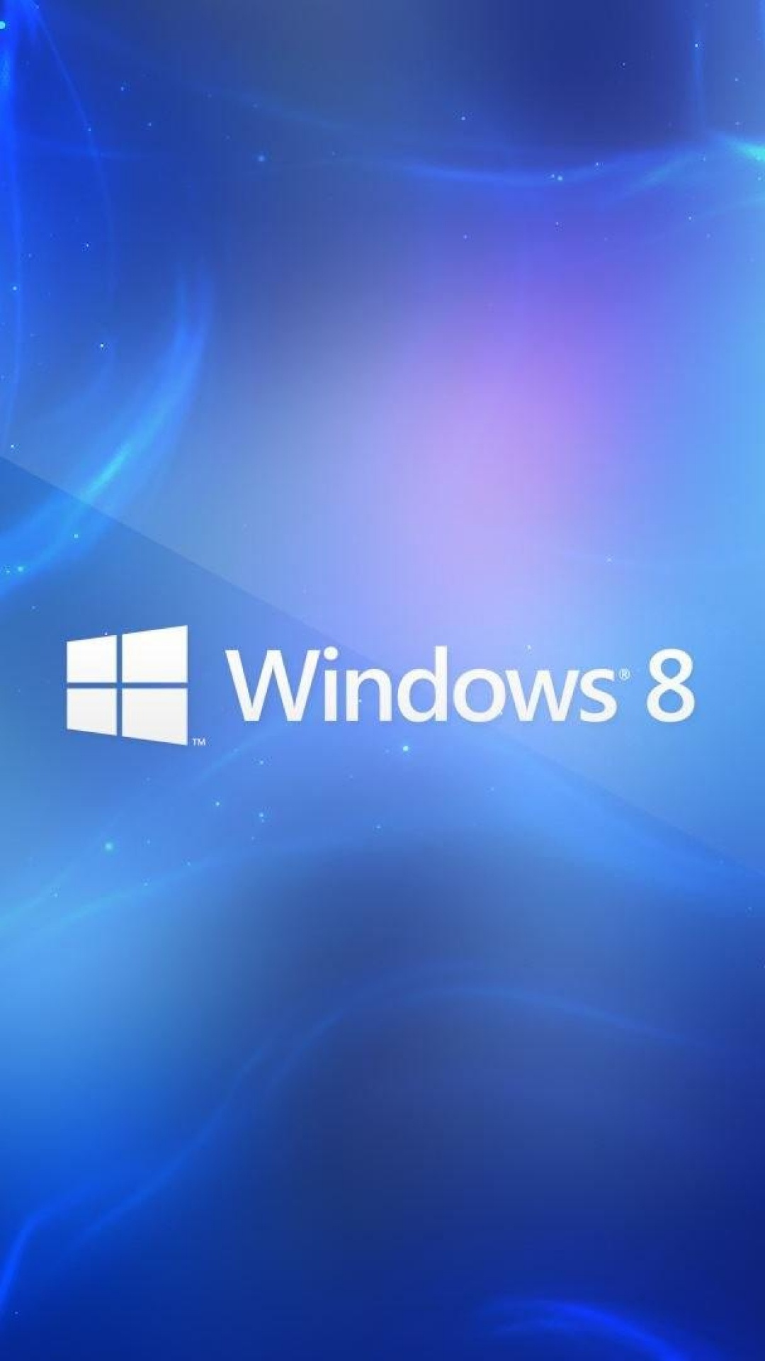 Обои Windows 8, microsoft windows, синий, электрик, свет в разрешении 1080x1920