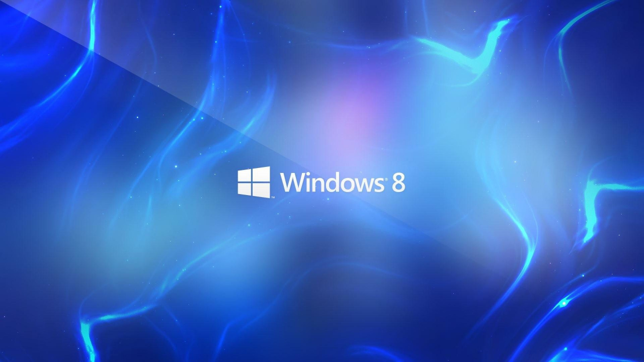 Обои Windows 8, microsoft windows, синий, электрик, свет в разрешении 1280x720