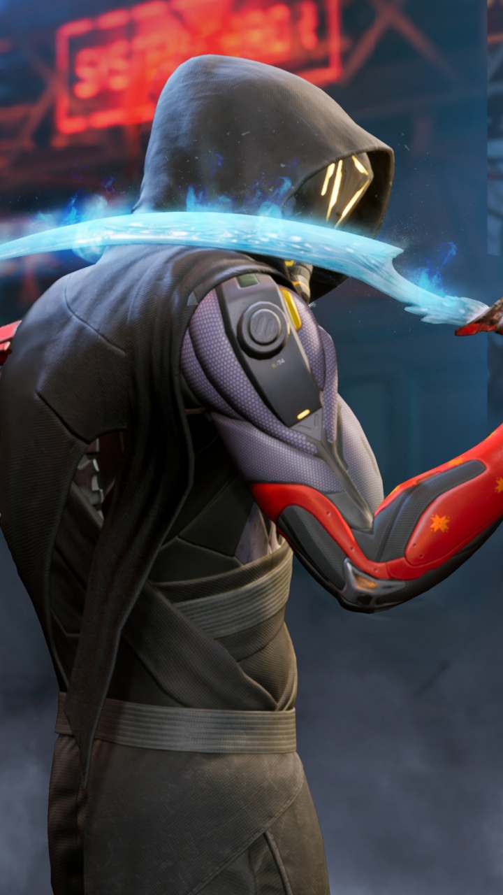 Обои зимний рюкзак ghostrunner, экшн игра, 3Д Реалмс, все в играх са, еще один уровень в разрешении 720x1280