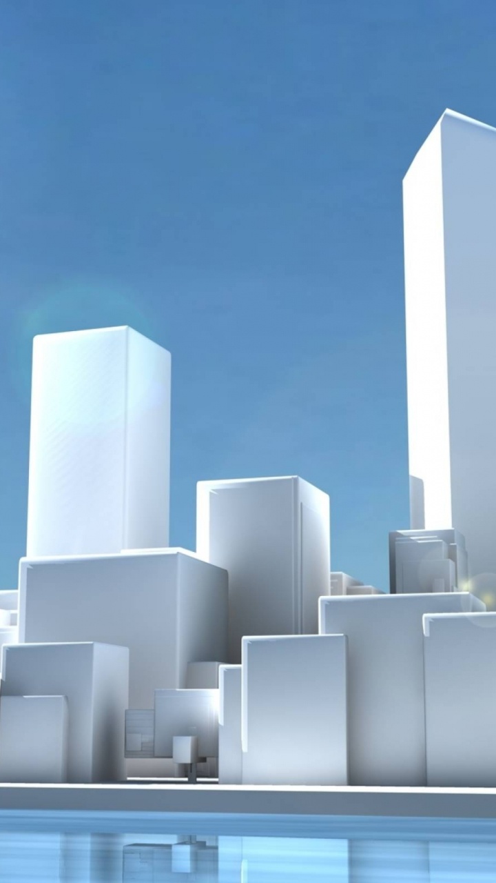 Обои дневное время, свойство, здание, свет, лазурный в разрешении 720x1280