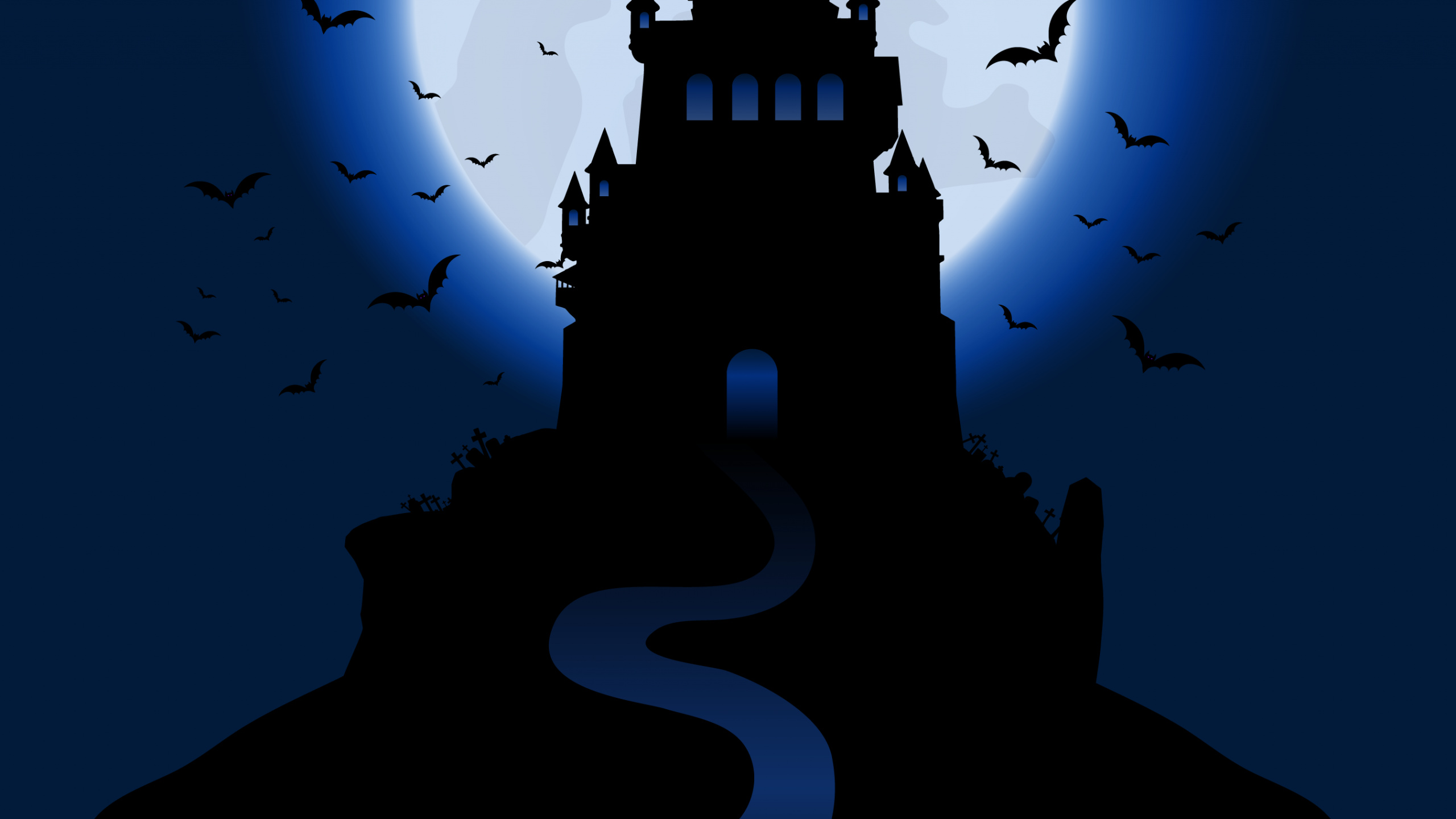 Обои атмосфера, здание, вышка, мир, лазурный в разрешении 2560x1440