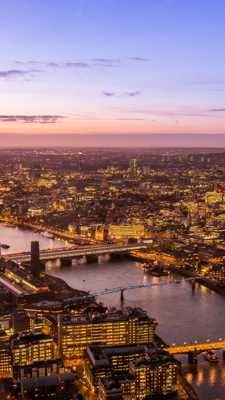 Обои река темза, городской пейзаж, город, городской район, метрополия в разрешении 720x1280