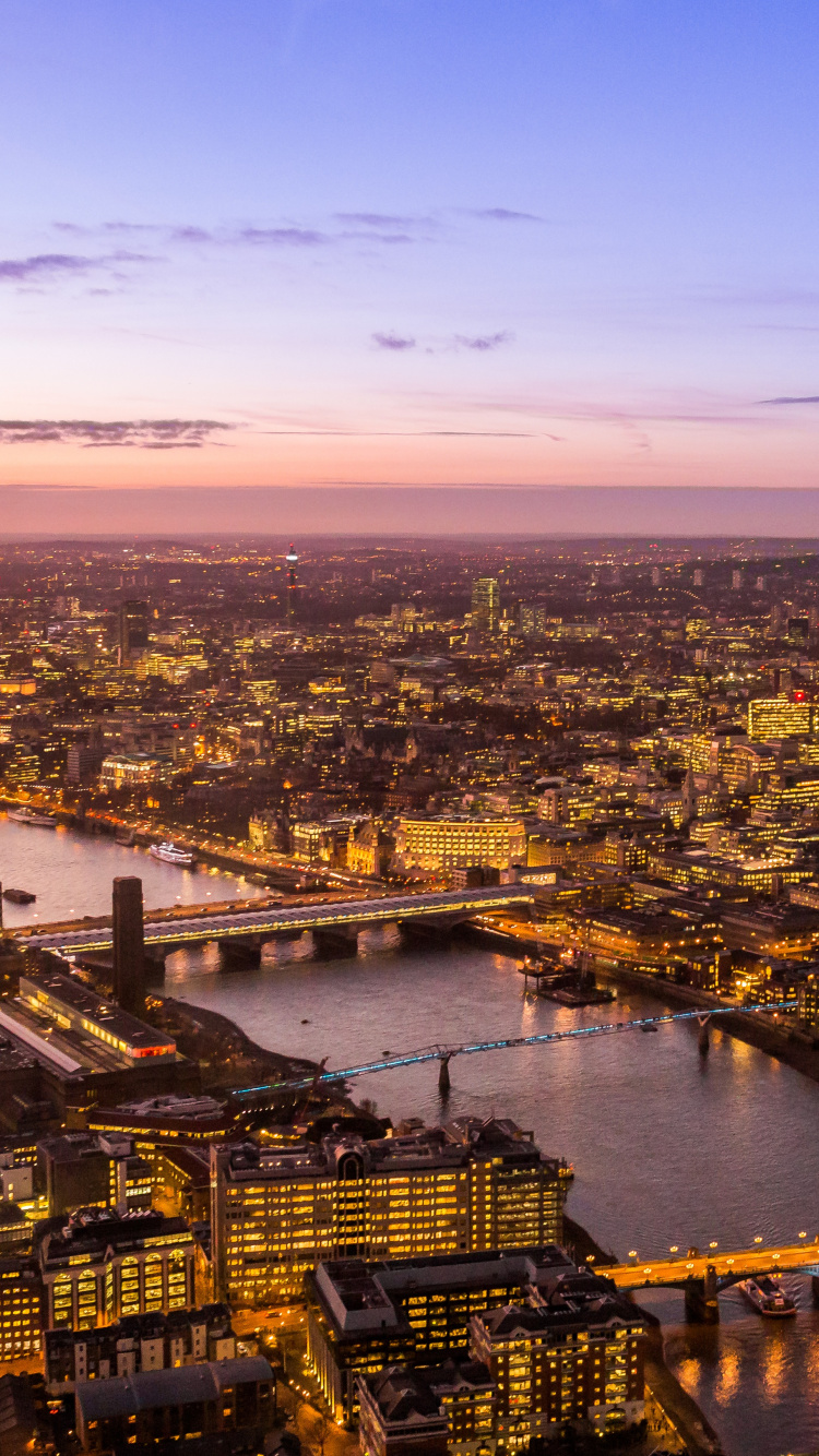 Обои река темза, городской пейзаж, город, городской район, метрополия в разрешении 750x1334