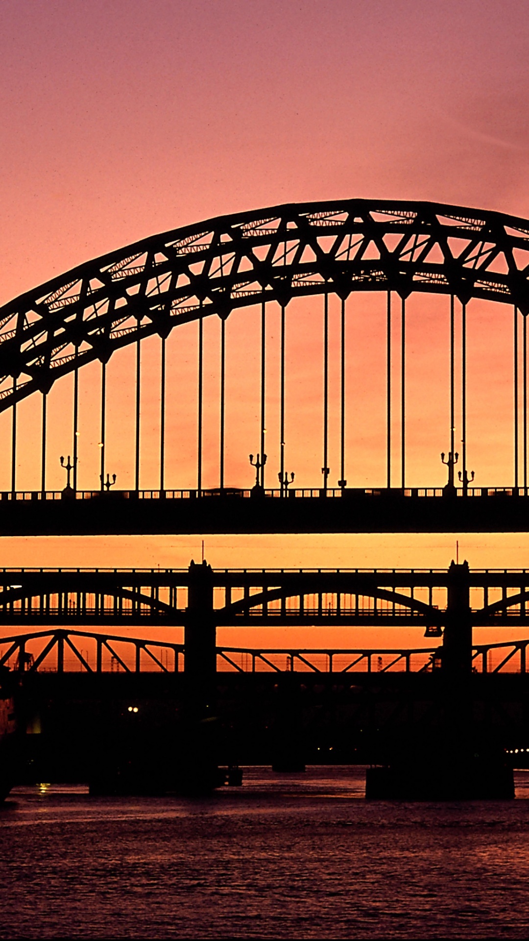 Обои Мост Тайн, Мост Тысячелетия В Гейтсхеде, Река Тайн, мост, арочный мостик в разрешении 1080x1920