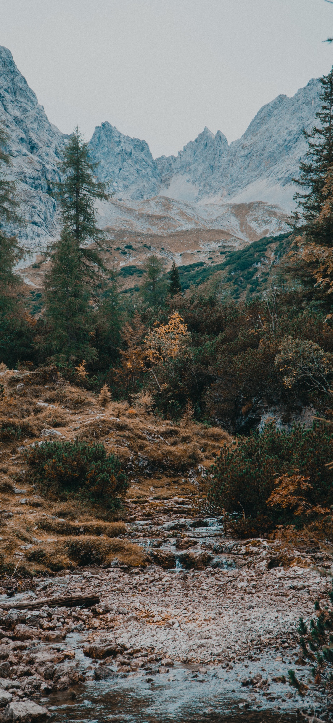 Обои пейзаж, горный рельеф, гора, природа, природный ландшафт в разрешении 1125x2436