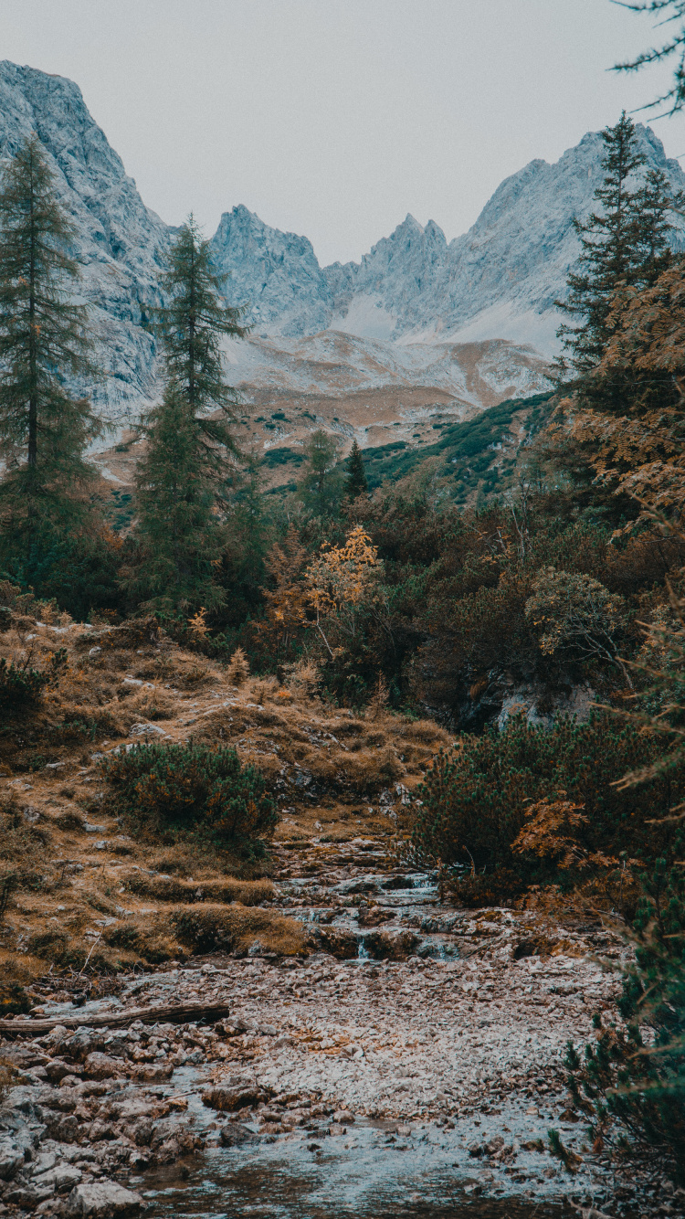 Обои пейзаж, горный рельеф, гора, природа, природный ландшафт в разрешении 750x1334