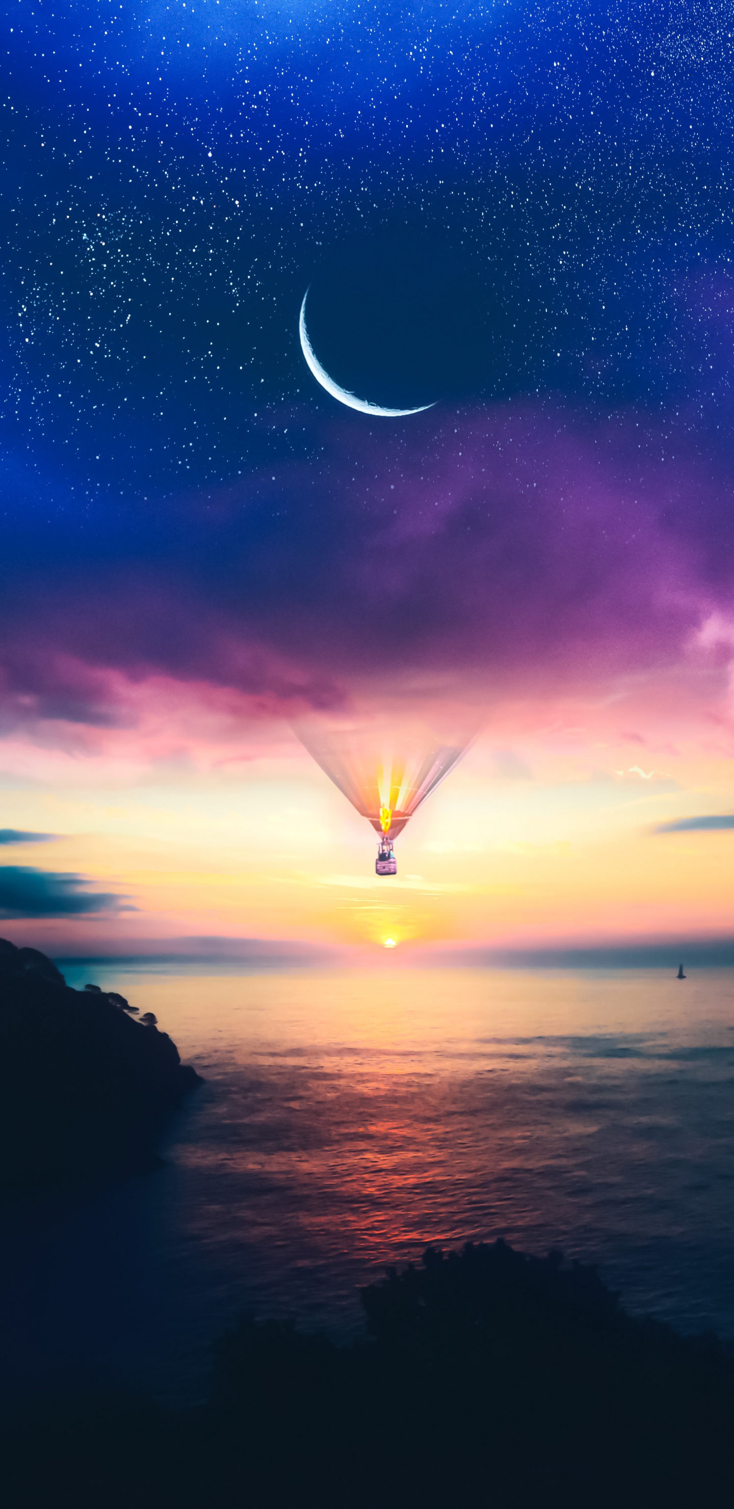 Обои природа, андроид, смартфон, вода, атмосфера в разрешении 1440x2960