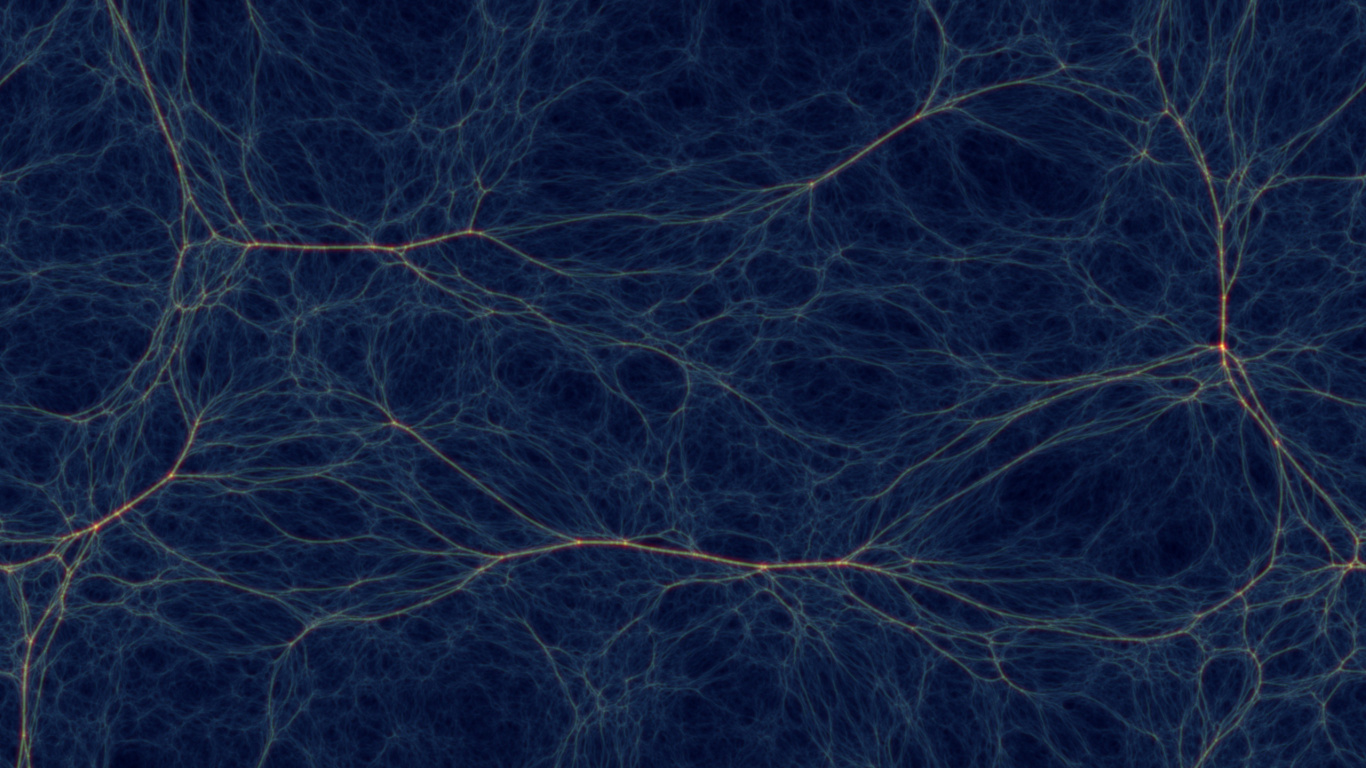 Обои синий, линия, атмосфера, свет, ветвь в разрешении 1366x768