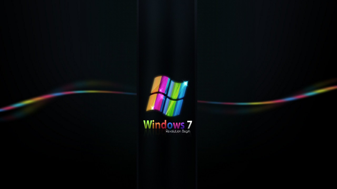 Обои windows 7, microsoft windows, свет, графический дизайн, технологии в разрешении 1280x720
