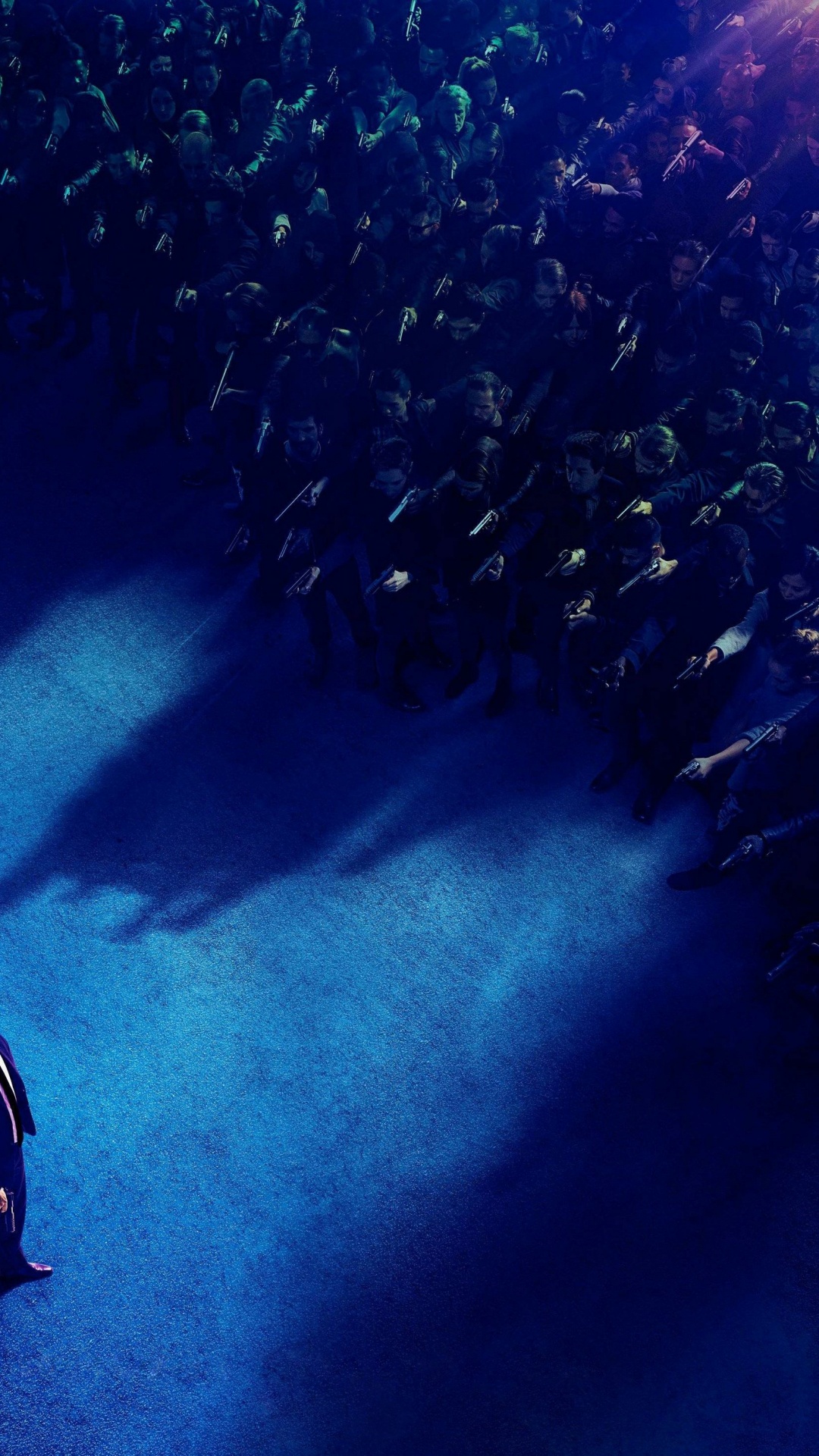 Обои плакат Джон фитиль 3, Джон Уик Глава 3 Парабеллум, Песенка Чад, постер, Нео-нуар в разрешении 1080x1920