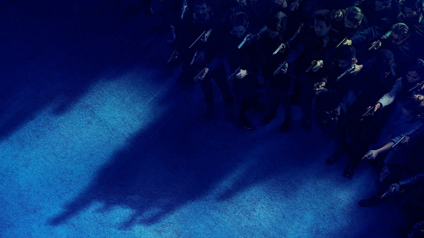 Обои плакат Джон фитиль 3, Джон Уик Глава 3 Парабеллум, Песенка Чад, постер, Нео-нуар в разрешении 1366x768