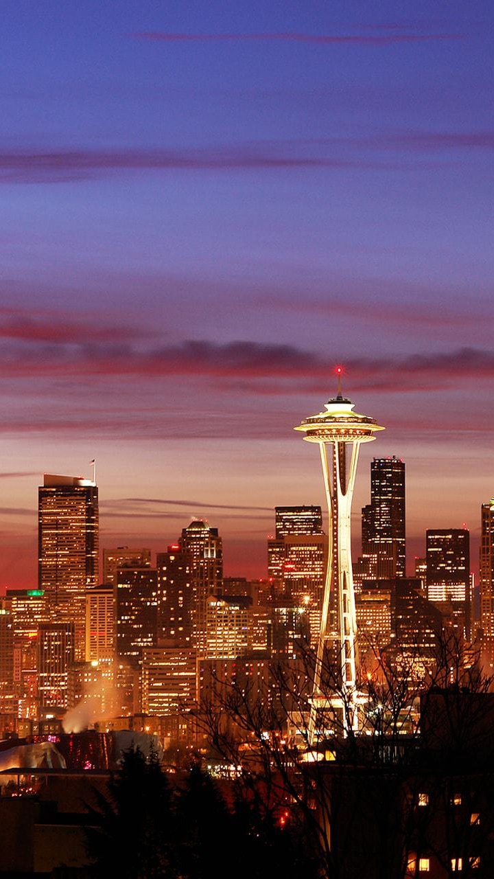 Обои город, городской пейзаж, городской район, метрополия, линия горизонта в разрешении 720x1280