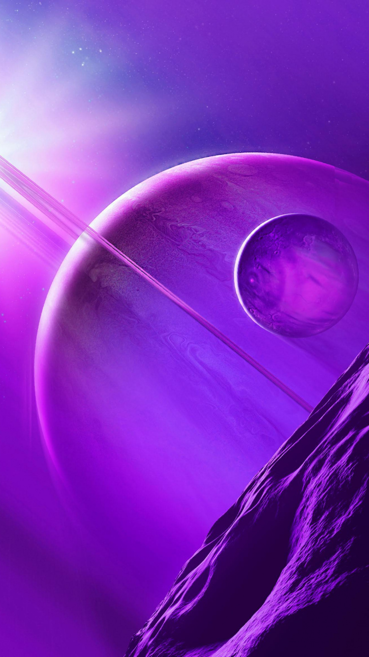 Обои Huawei, Honor Magic 2, планетарное абстрактное искусство, абстрактное искусство, планета в разрешении 750x1334