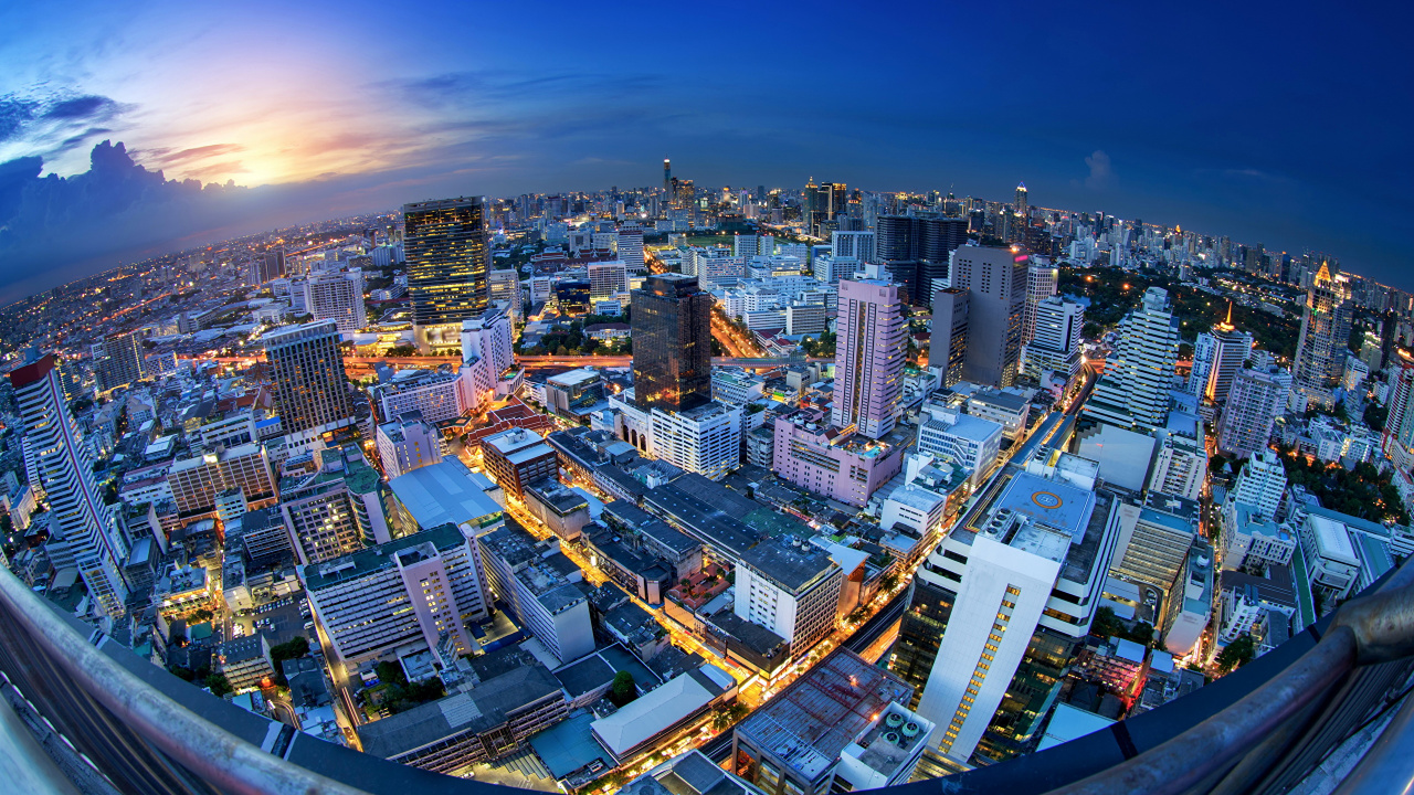 Обои городской пейзаж, городской район, город, метрополия, столица в разрешении 1280x720