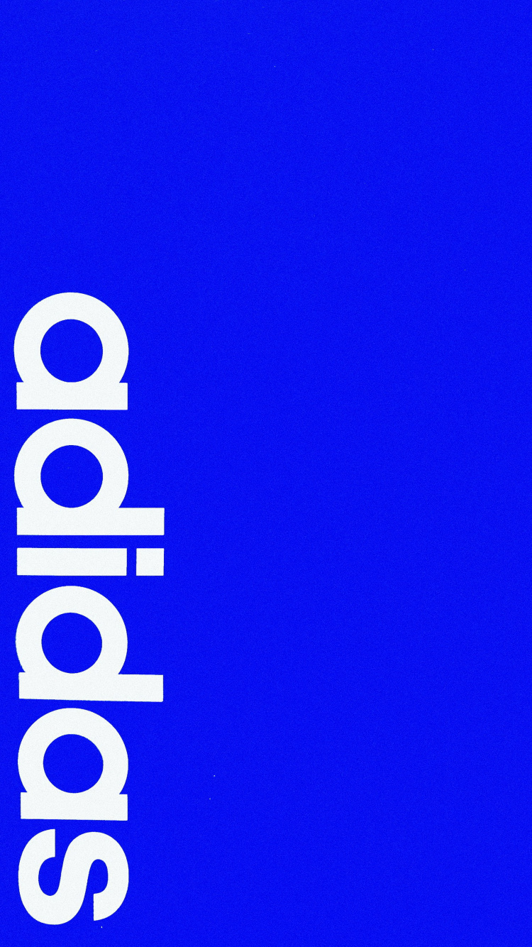 Обои синий адидас, синий кобальт, синий, электрик, прямоугольник в разрешении 750x1334