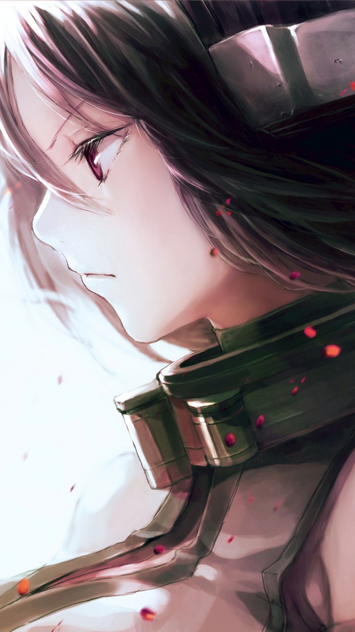 Обои коллекция kantai, Японский Линкор Нагато, аниме, волосы, мультфильм в разрешении 720x1280