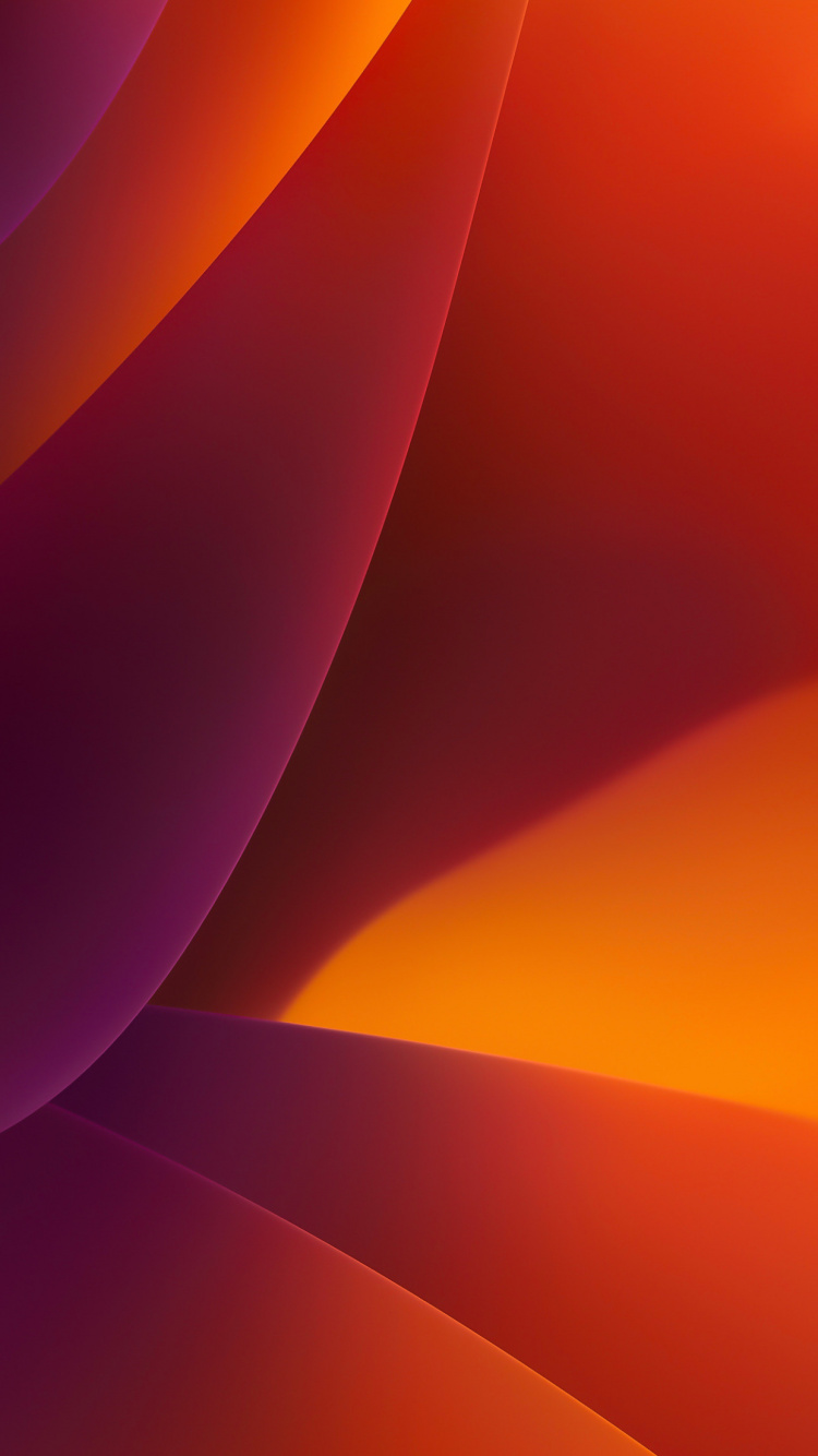 Обои Оранжевый цвет, красочность, Янтарь, полутона и оттенки, узор в разрешении 750x1334