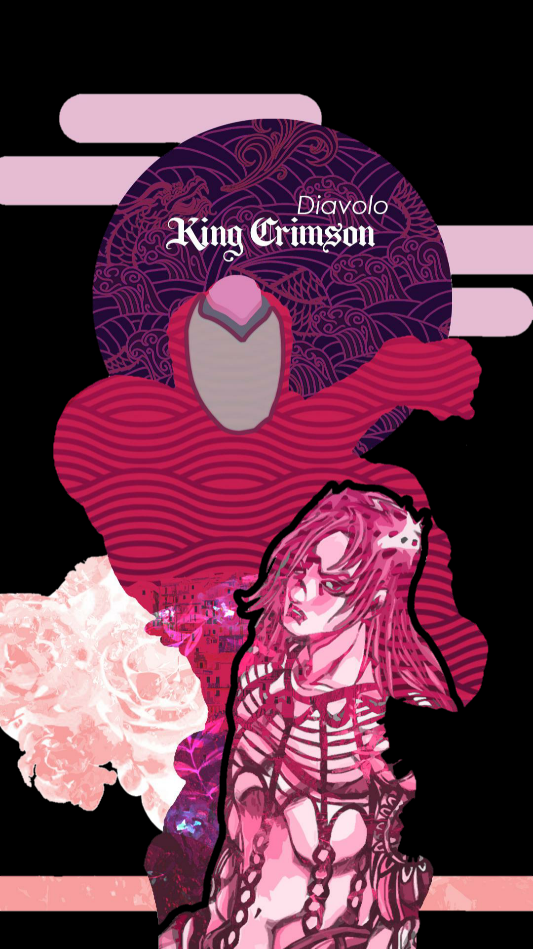 Обои постер, фикция, розовый, красный цвет, пурпурный цвет в разрешении 1080x1920