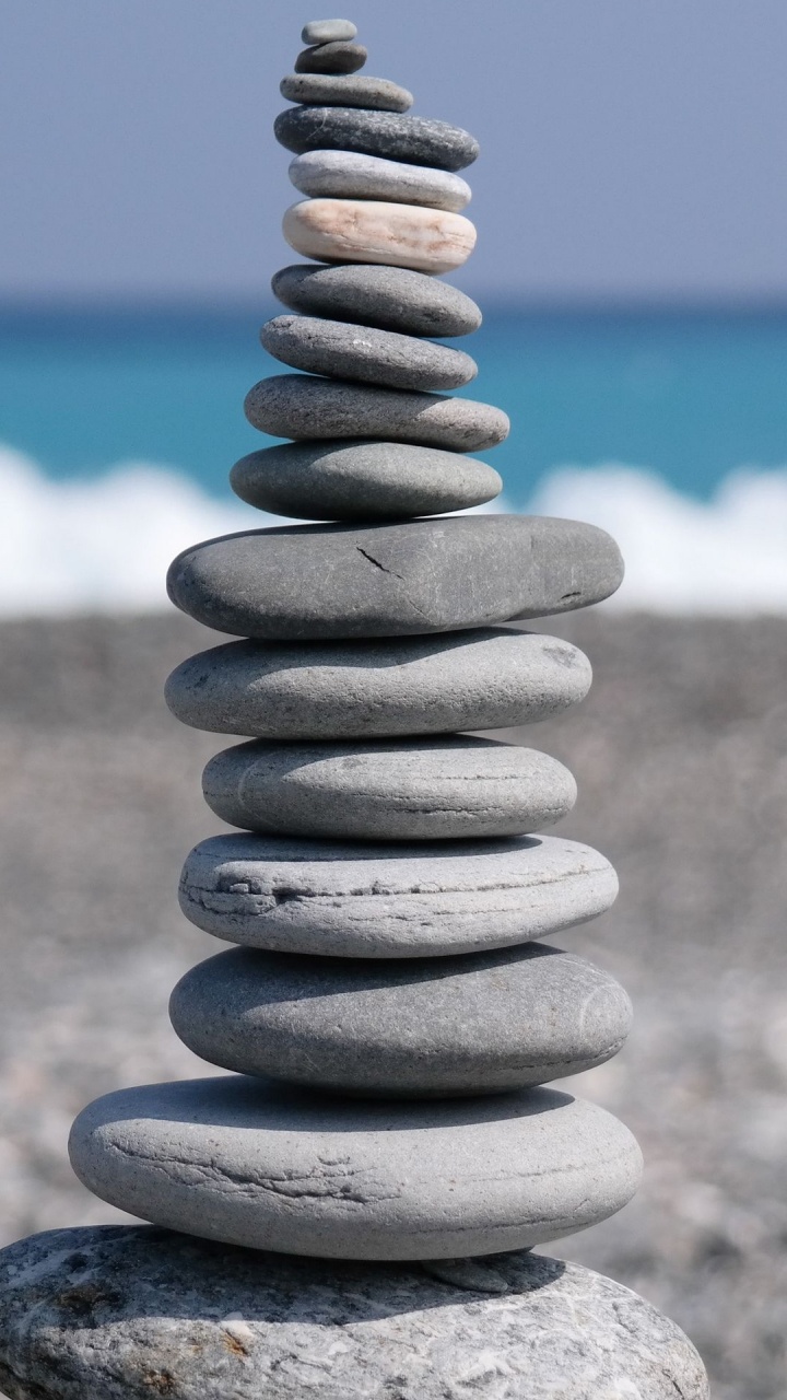 Обои булыжник, смартфон, планшет, автомобильные шины, лазурный в разрешении 720x1280