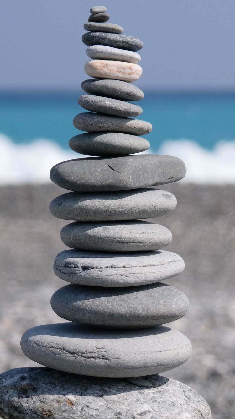 Обои булыжник, смартфон, планшет, автомобильные шины, лазурный в разрешении 750x1334