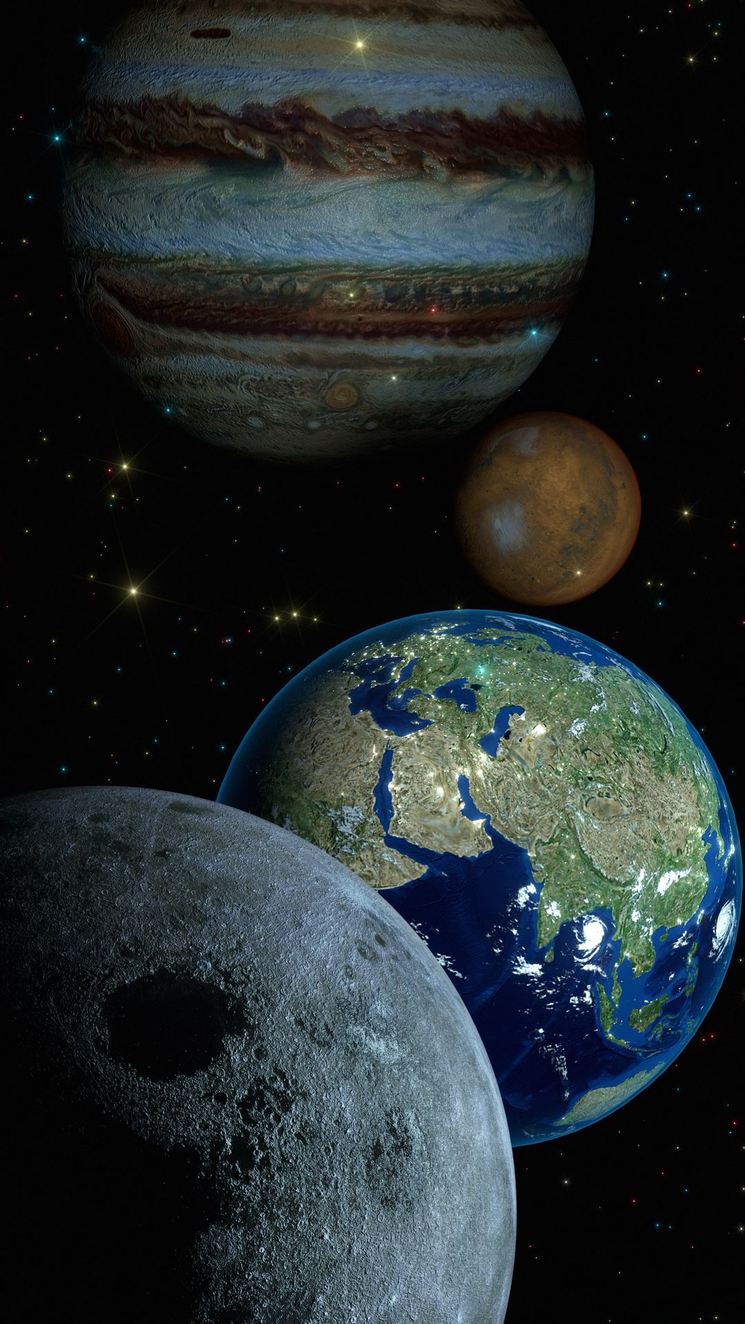 Обои атмосфера, мир, свет, окружающая среда, астрономический объект в разрешении 1080x1920