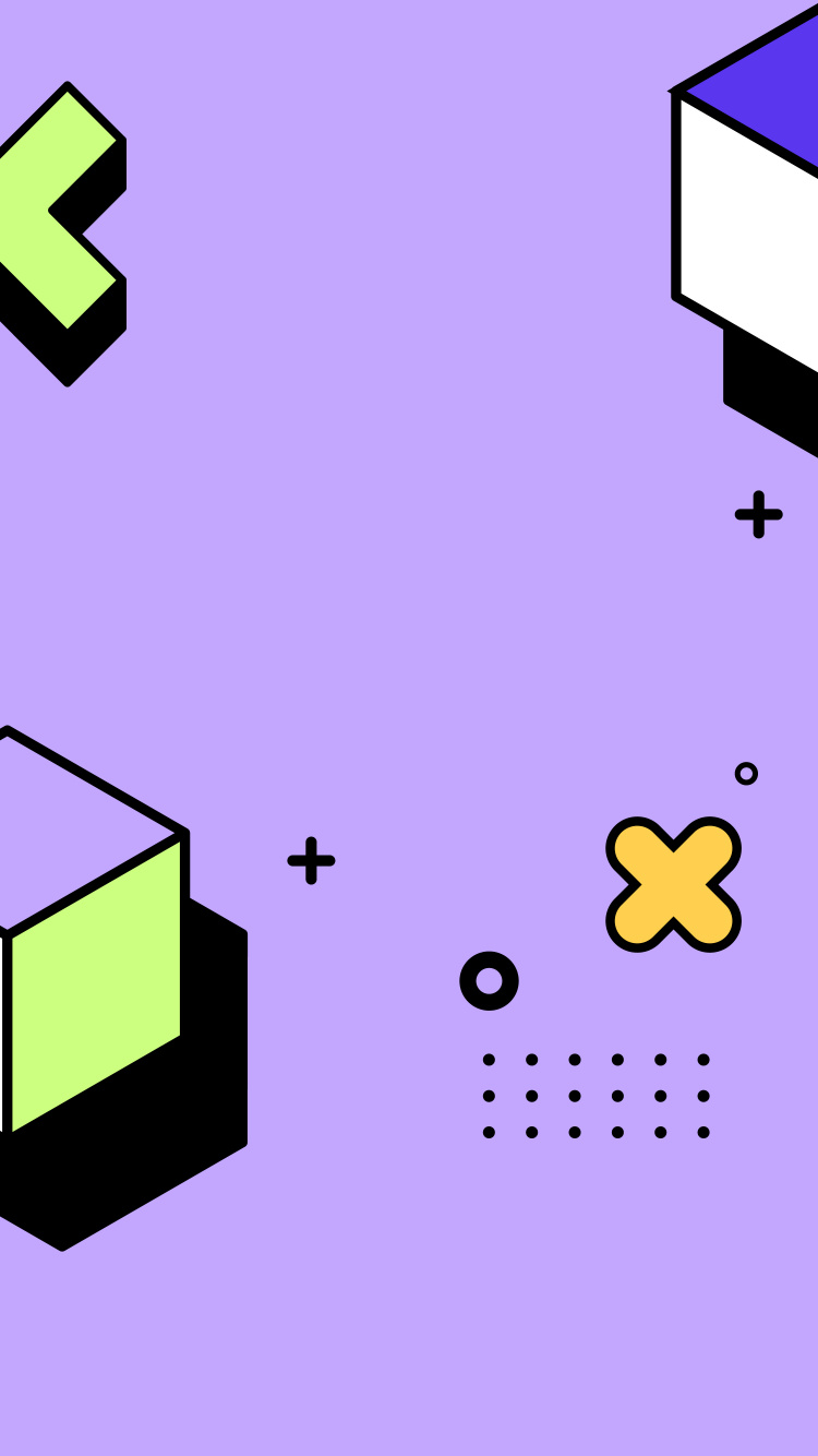 Обои мультфильм, арт, прямоугольник, линия, материальное свойство в разрешении 750x1334