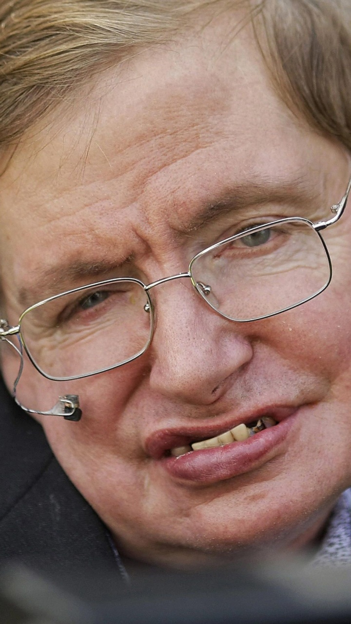 Обои Стивен Хокинг, физика, ученый, лоб, человек в разрешении 720x1280