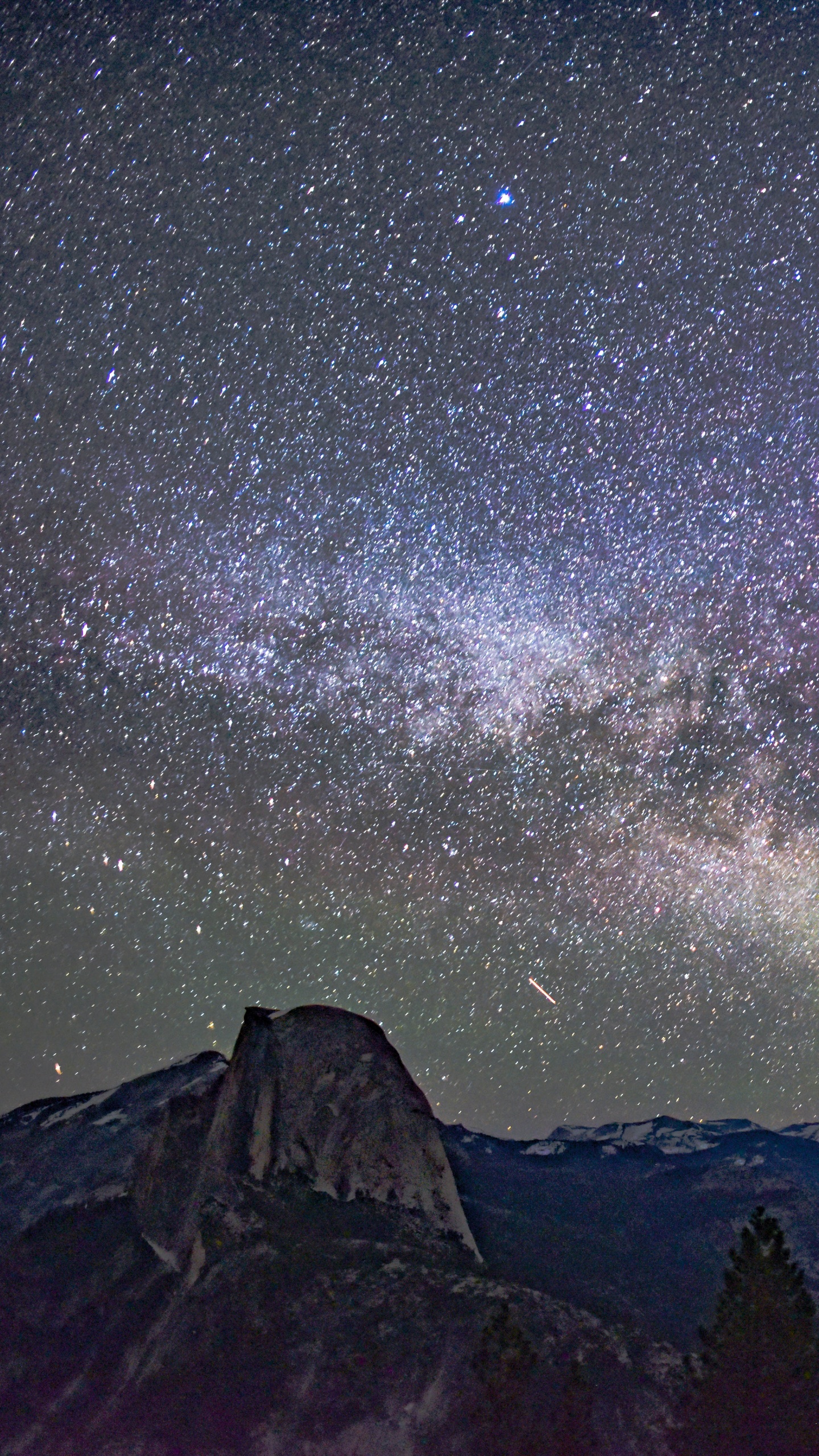 Обои Астрономия, Галактика, звезда, ночь, Млечный Путь в разрешении 1440x2560