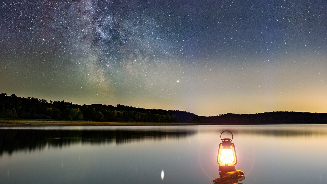 Обои звезда, природный ландшафт, спокойный, облако, небо в разрешении 1280x720