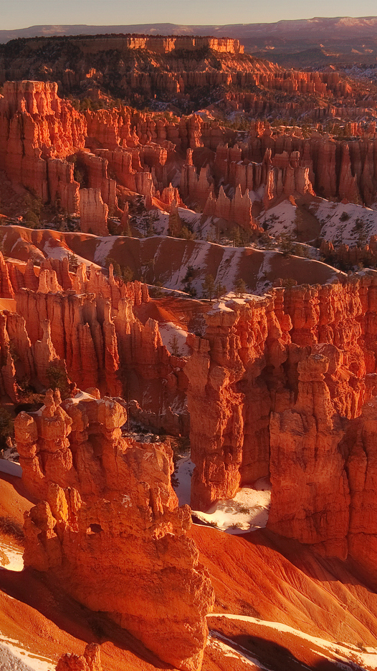 Обои национальный парк Брайсканьон, национальный парк, каньон, бесплодные земли, формирование в разрешении 750x1334