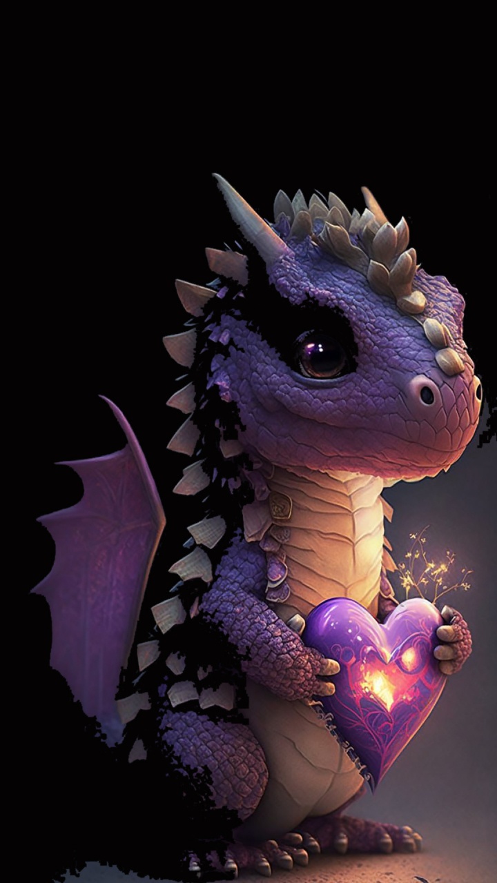 Обои дракон, электрик, игрушка, Cryptid, арт в разрешении 720x1280