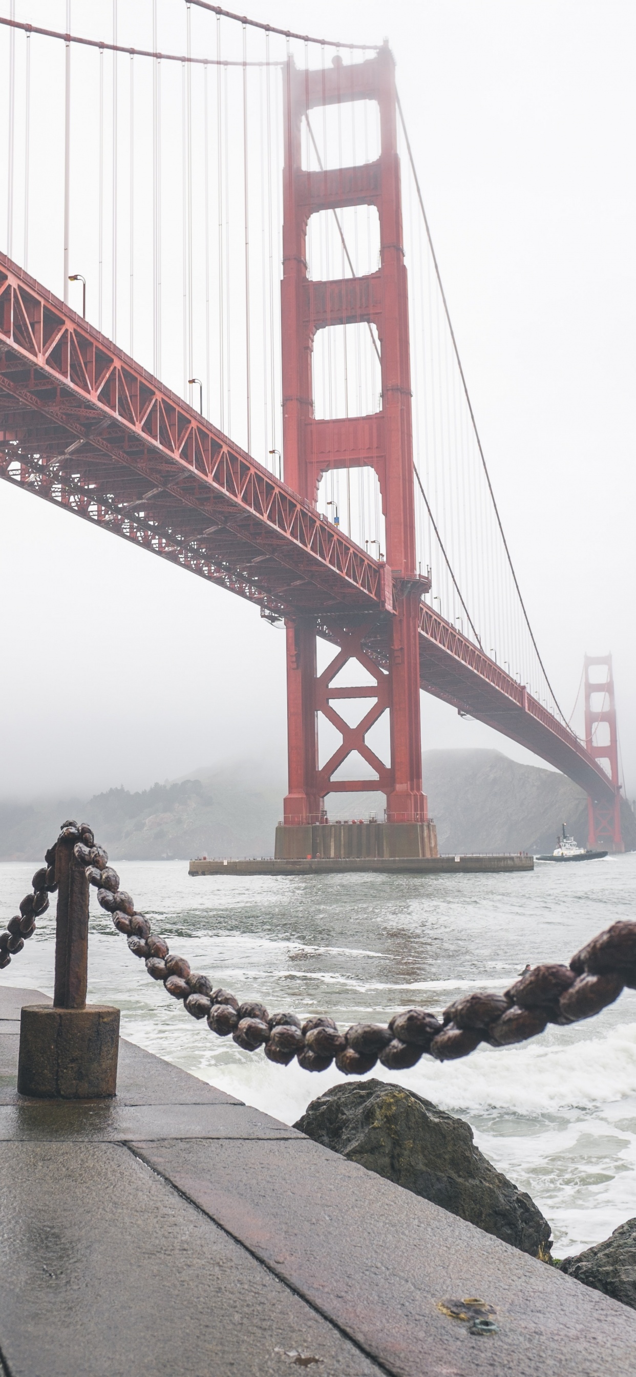 Обои мост Golden Gate, мост, подвесной мост, вантовый мост, extradosed мост в разрешении 1242x2688