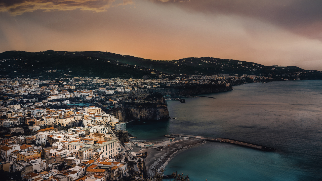 Обои побережье, залив, море, берег, водоем в разрешении 1280x720