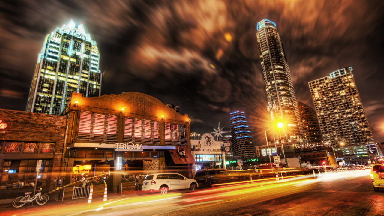 Обои городской район, город, ориентир, городской пейзаж, метрополия в разрешении 1280x720