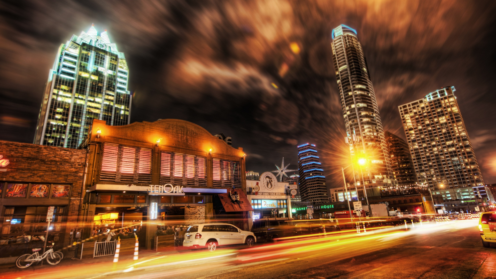 Обои городской район, город, ориентир, городской пейзаж, метрополия в разрешении 1920x1080