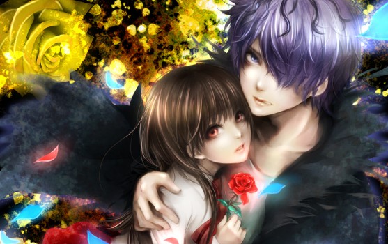 Anime pictures boy and girl