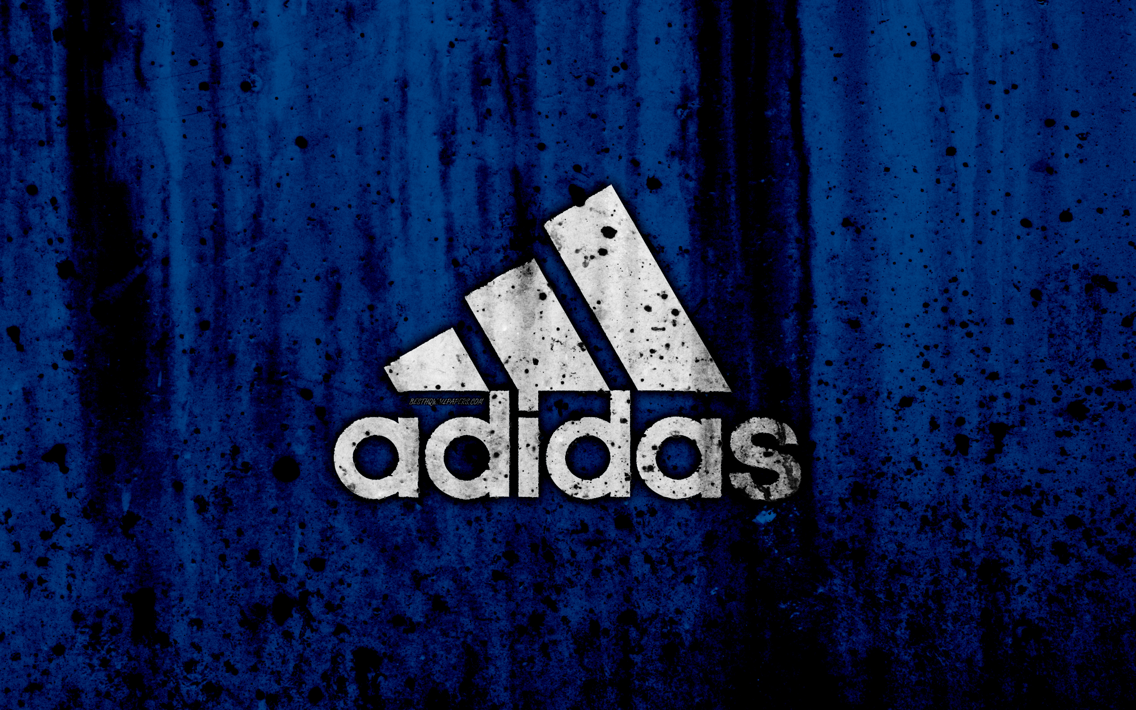 Oboi Logo Adidas Sinij Adidas Galaktiki Tekst Kartinka Na Rabochij Stol I Foto Besplatno