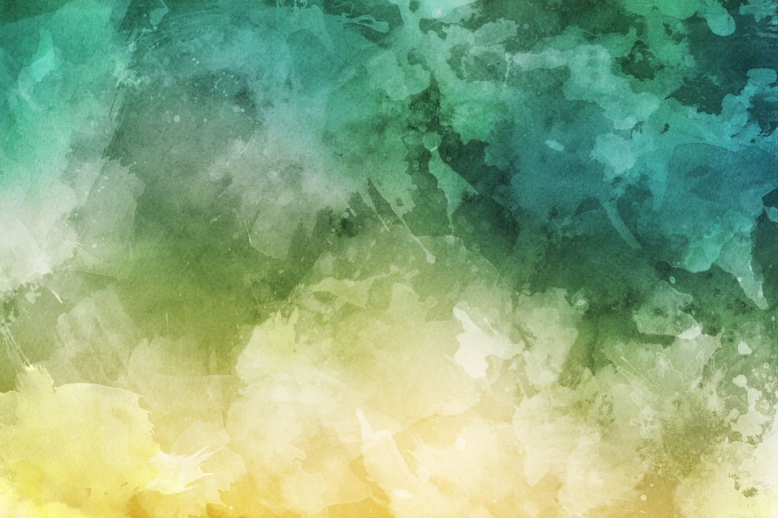 Обои акварельная живопись, живопись, текстура, зеленый, акварельные краски в разрешении 3000x2000