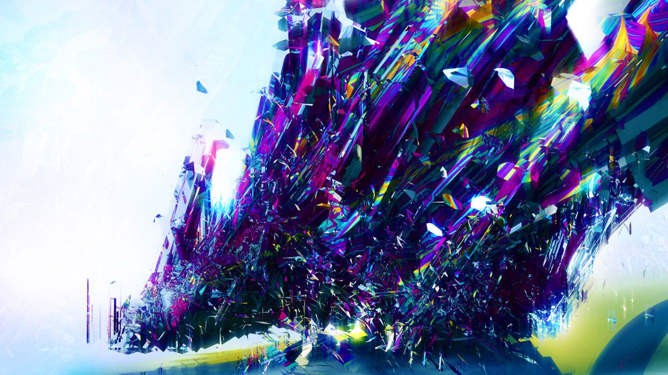 Обои фестиваль, цифровое искусство, произведение искусства, артист, арт в разрешении 3000x1687