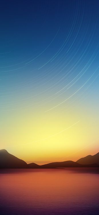 Обои вода, атмосфера, гора, природа, лазурный в разрешении 1080x2340