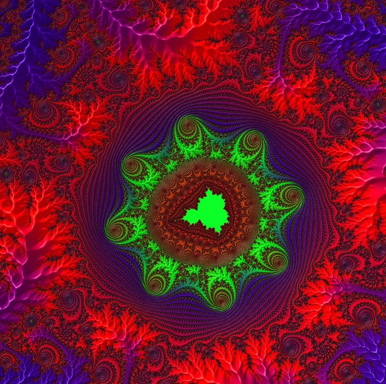 Обои фрактал, узор, фрактальное искусство, симметрия, фигура в разрешении 3014x3000