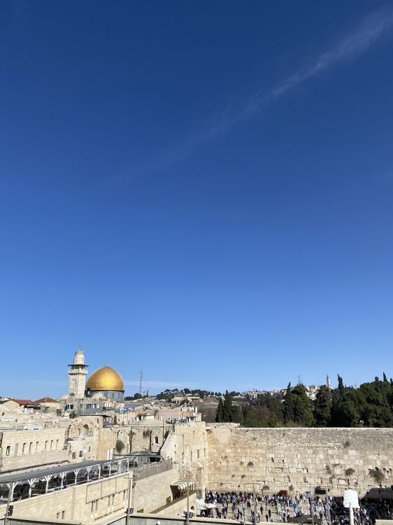 Обои Западная стена, историческое место, древняя история, купол, ориентир в разрешении 1536x2048