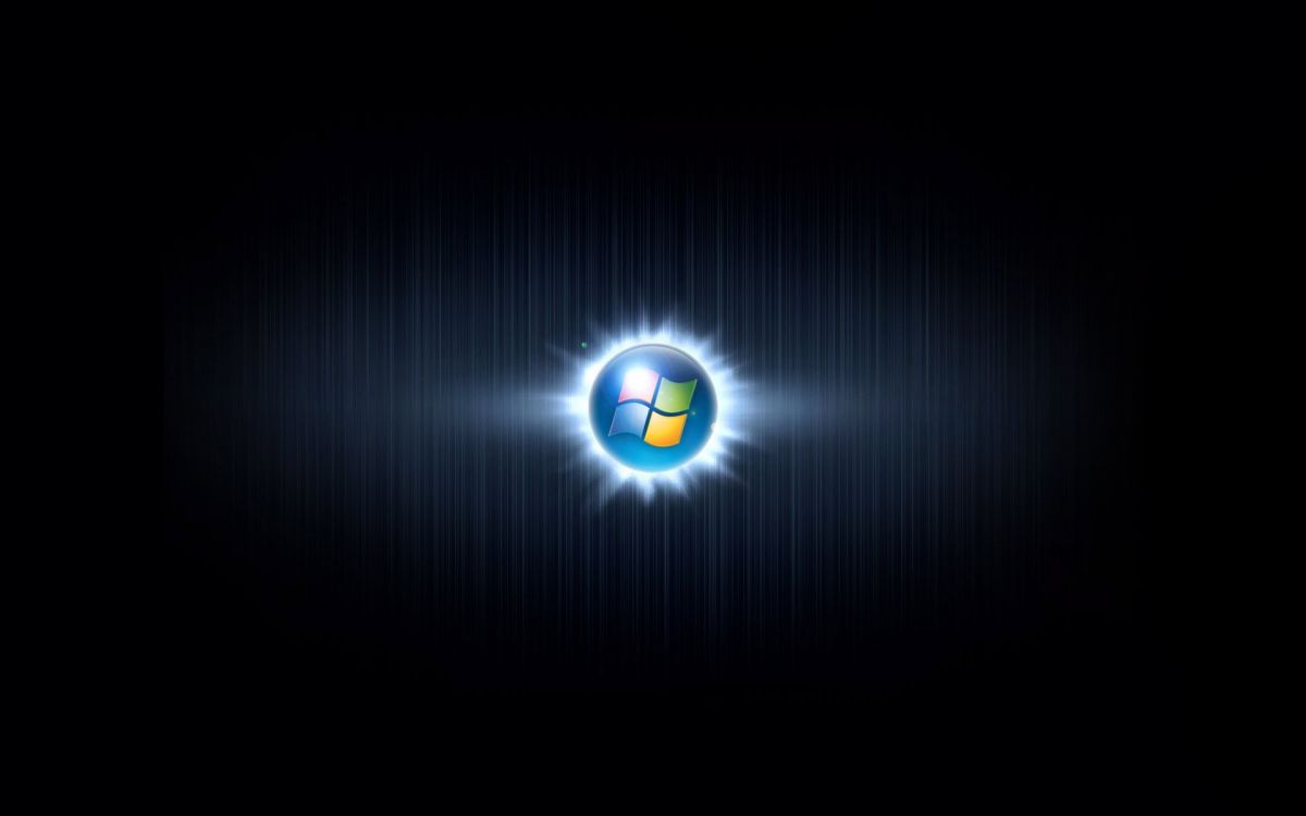 Обои свет, технологии, круг, небо, microsoft windows в разрешении 1920x1200