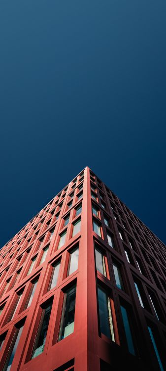 Обои эффект глубины, смартфон, ios, здание, небоскреб в разрешении 1170x2600