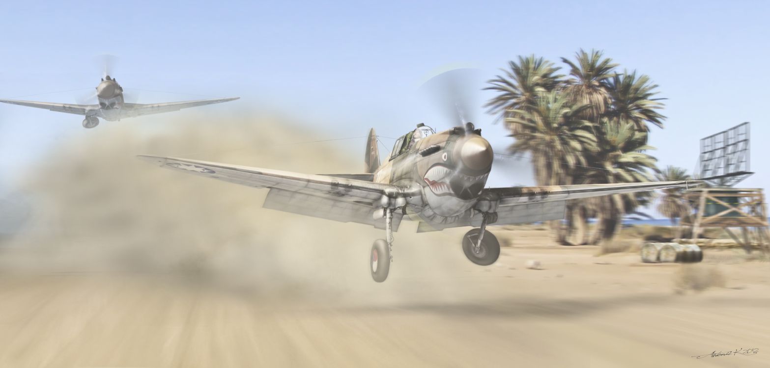 Обои самолет, самолеты, пропеллер, полет, военный самолет в разрешении 4797x2295