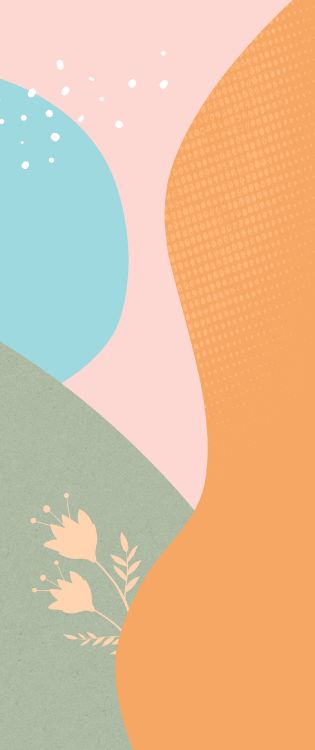 Обои Апельсин, визуальное искусство, дизайн, коричневый цвет, рукав в разрешении 1124x2668