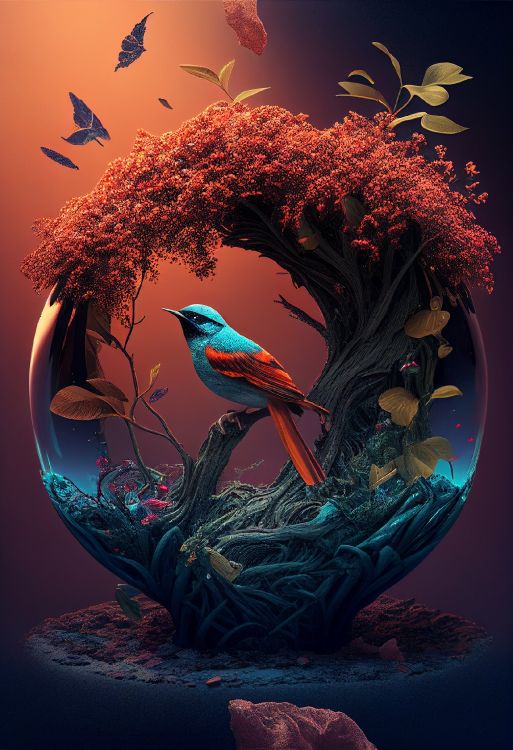 Обои морская биология, подводная среда, птица, лазурный, ботаники в разрешении 1664x2432